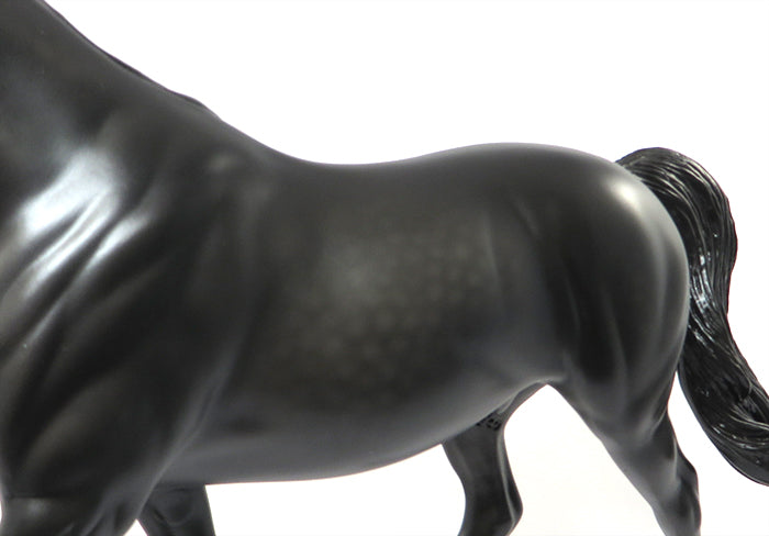 SAM COBRA-OOAK DAPPLE BLACK PONY MODEL HORSE 6/2