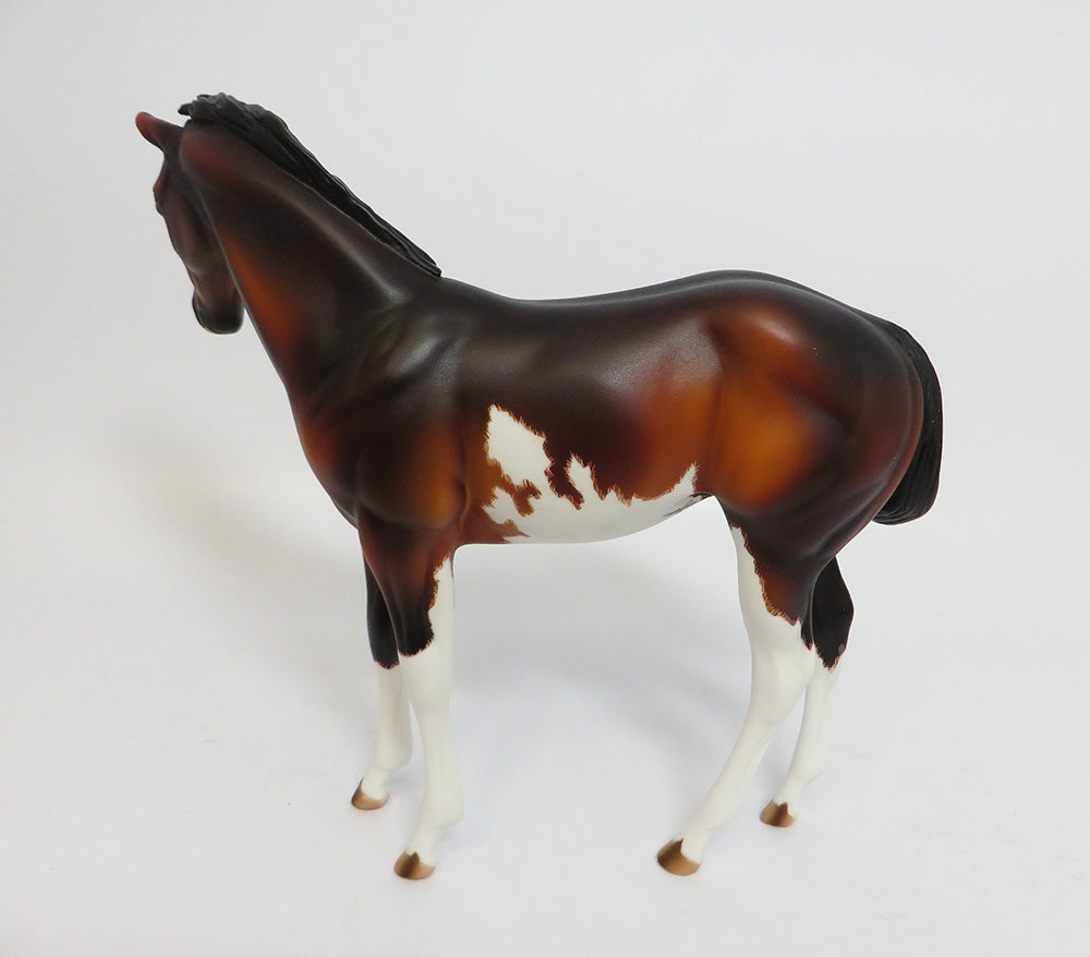 LITTLE OWL~OOAK ETCHED BAY PINTO WEANLING MODEL HORSE HORSE 10/23/17