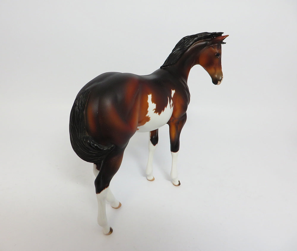 LITTLE OWL~OOAK ETCHED BAY PINTO WEANLING MODEL HORSE HORSE 10/23/17