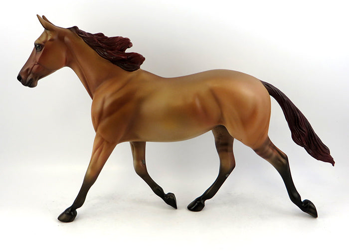 DUN NO MORE-OOAK RED DUN PALOUSE MODEL HORSE 11/22/16