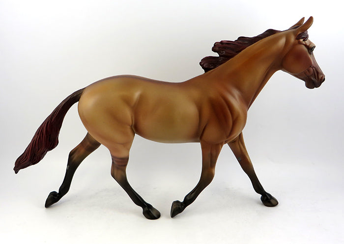 DUN NO MORE-OOAK RED DUN PALOUSE MODEL HORSE 11/22/16