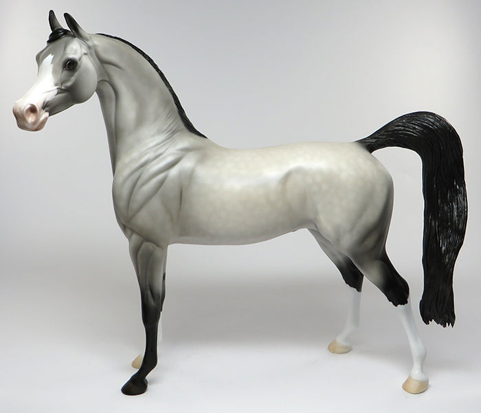 dapple grey arabian model horse 