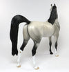 STEEL N LACE-OOAK DAPPLE GREY ARABIAN MODEL HORSE 6/3