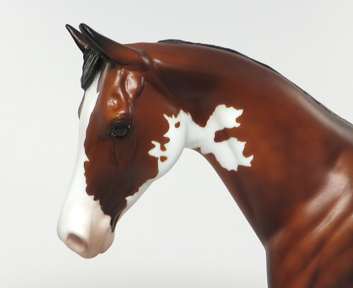 NEVADA SKY-OOAK BAY PAINT PONY MODEL HORSE 6/2