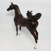 FINNEGAN-OOAK CUSTOMIZED LIVER CHESTNUT ARABIAN 10/24/17