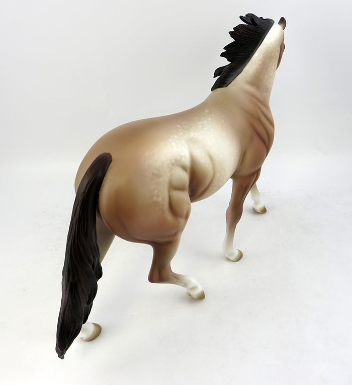 TRIPP-OOAK DAPPLE CHESTNUT GOING GREY PONY MODEL HORSE BY AL 11/18/16