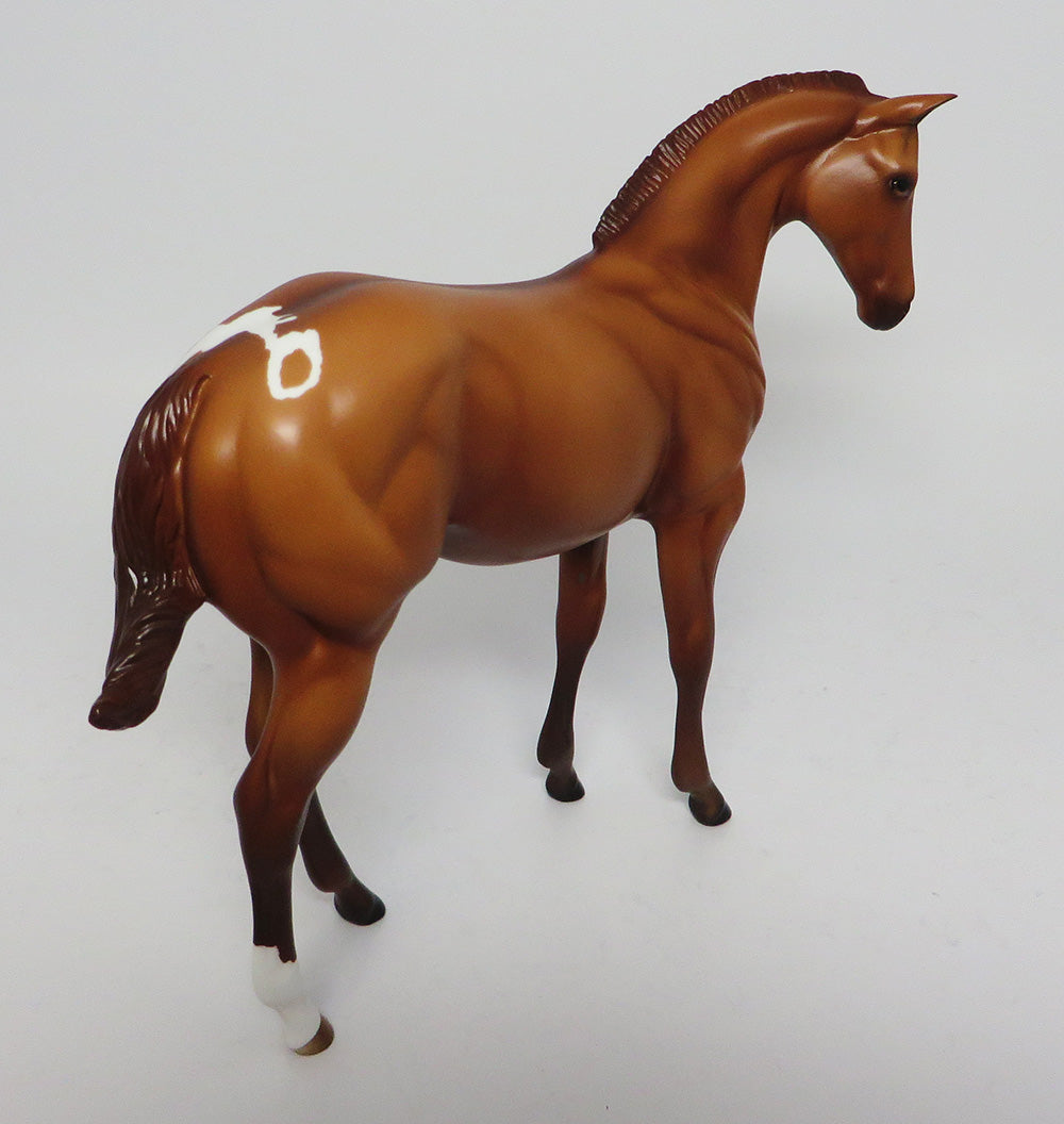 RUSTY NAIL-OOAK RED DUN APPALOOSA WEANLING MODEL HORSE 4/20