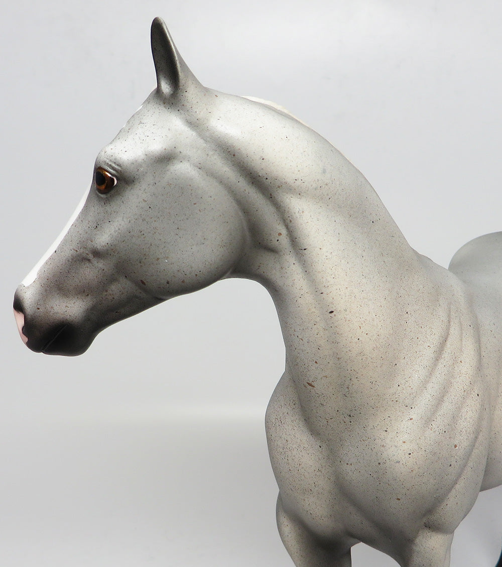 JASPER~OOAK FLEABIT GREY ISH MODEL HORSE 4/20