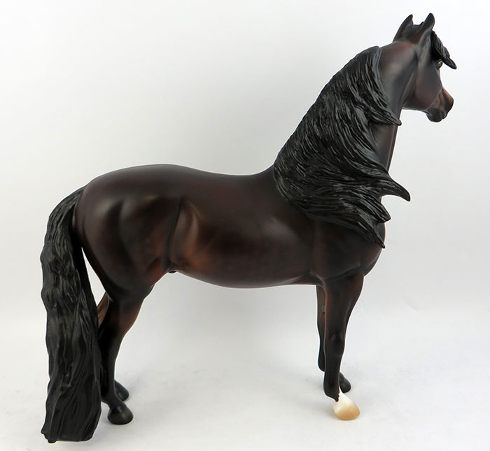 BOGGS-OOAK DAPPLE BAY WINDBLOWN MANE MORGAN MODEL HORSE 11/22/16