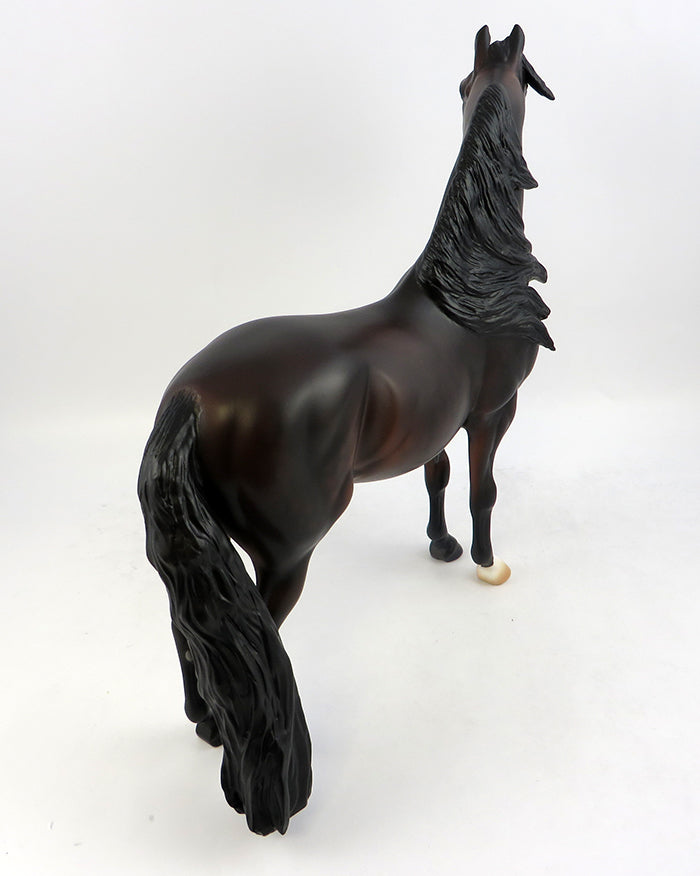 BOGGS-OOAK DAPPLE BAY WINDBLOWN MANE MORGAN MODEL HORSE 11/22/16