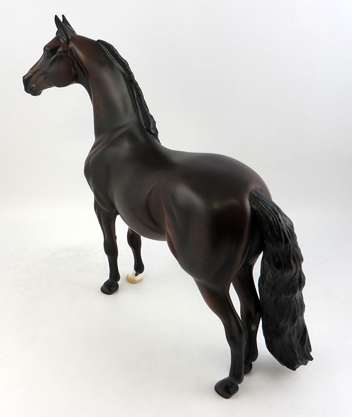 BOGGS-OOAK DAPPLE BAY WINDBLOWN MANE MORGAN MODEL HORSE 11/22/16