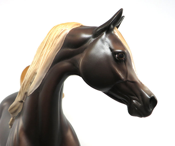 MAXWELL-OOAK LIVER CHESTNUT ARABIAN BY SHERYL LEISURE 6/9