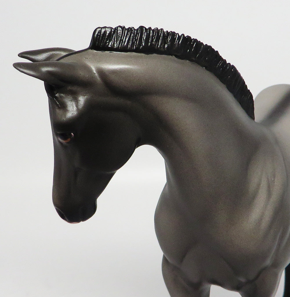 JET FOR FUN~OOAK GRULLA WEANLING MODEL HORSE 4/20