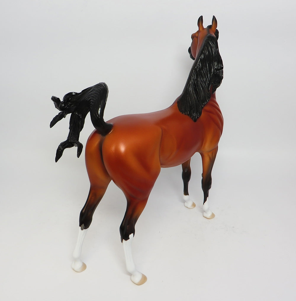 POLTERGEIST~OOAK BAY ARABIAN MODEL HORSE BY DAWN QUICK 10/27/17