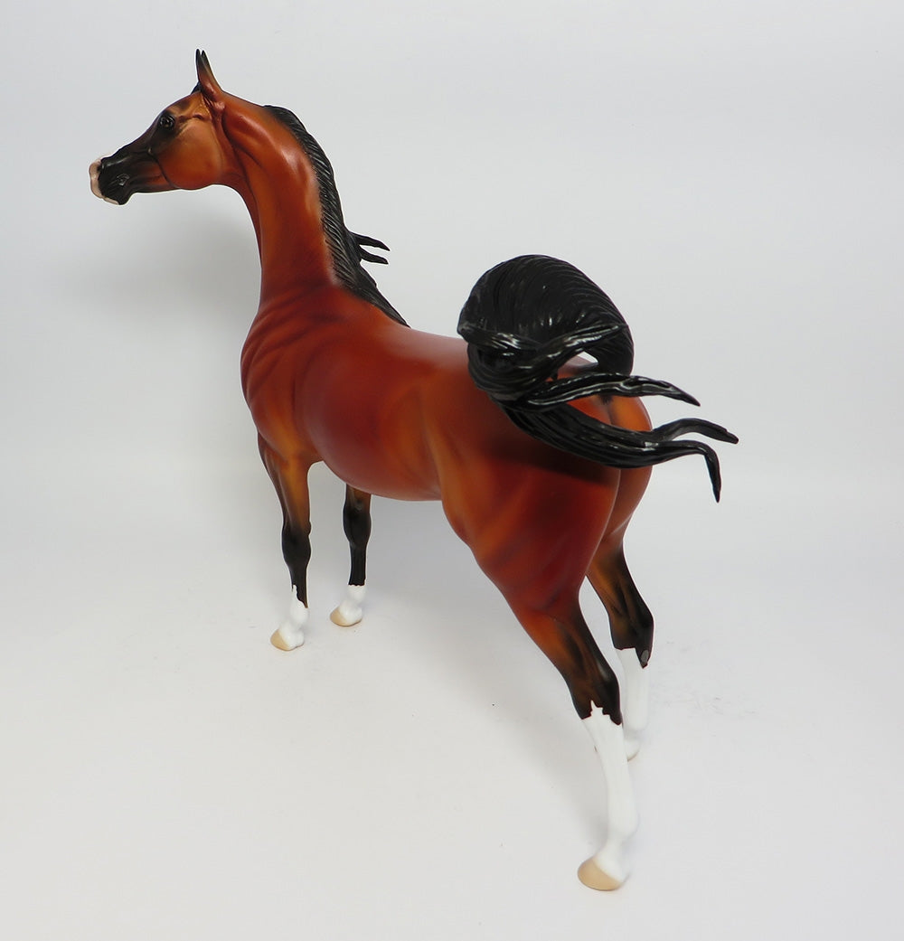 POLTERGEIST~OOAK BAY ARABIAN MODEL HORSE BY DAWN QUICK 10/27/17