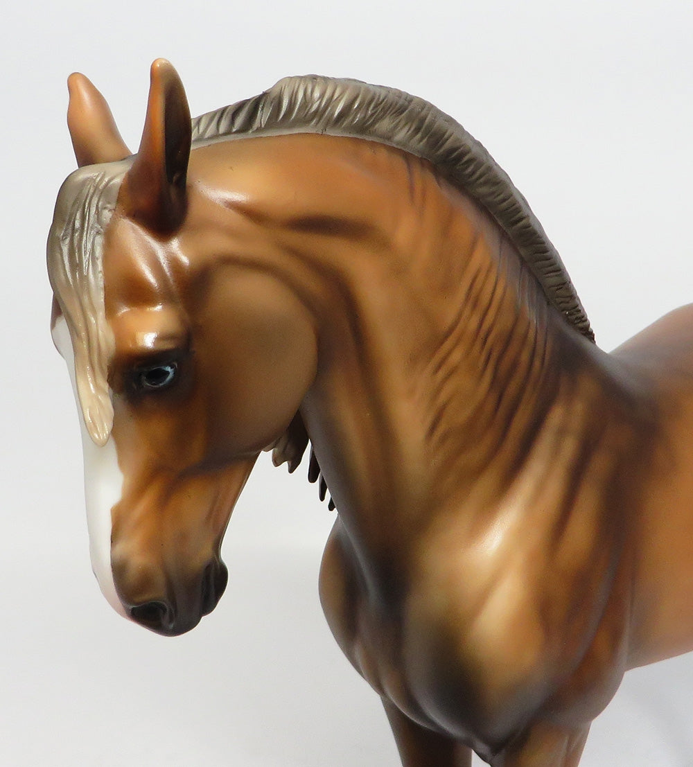 SCARECROW-OOAK SOOTY PALOMINO ANDALUSIAN MODEL HORSE 10/27/17