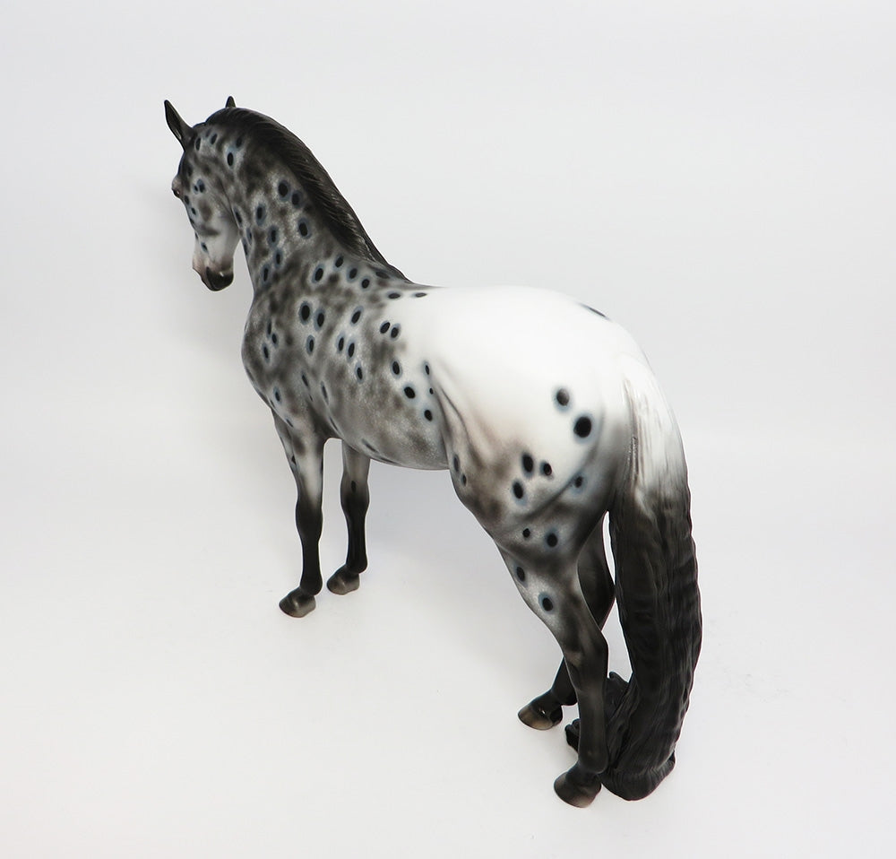 APPARITION~OOAK LOUD APPALOOSA ANDALUSIAN MODEL HORSE BY DAWN QUICK 10/27/17