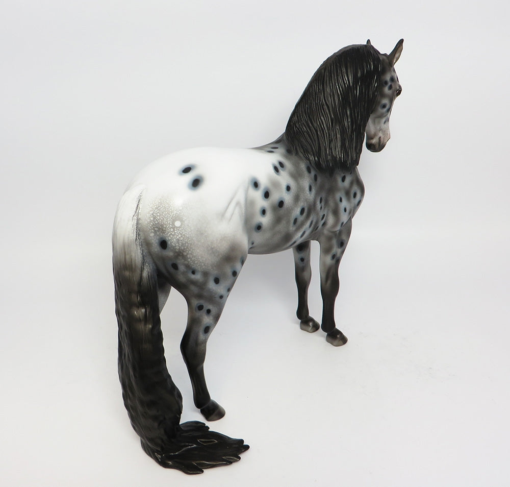 APPARITION~OOAK LOUD APPALOOSA ANDALUSIAN MODEL HORSE BY DAWN QUICK 10/27/17