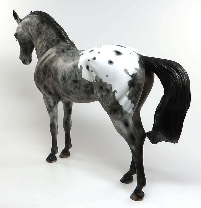 FUEGO-OOAK APPALOOSA ANDALUSIAN MODEL HORSE 6/10