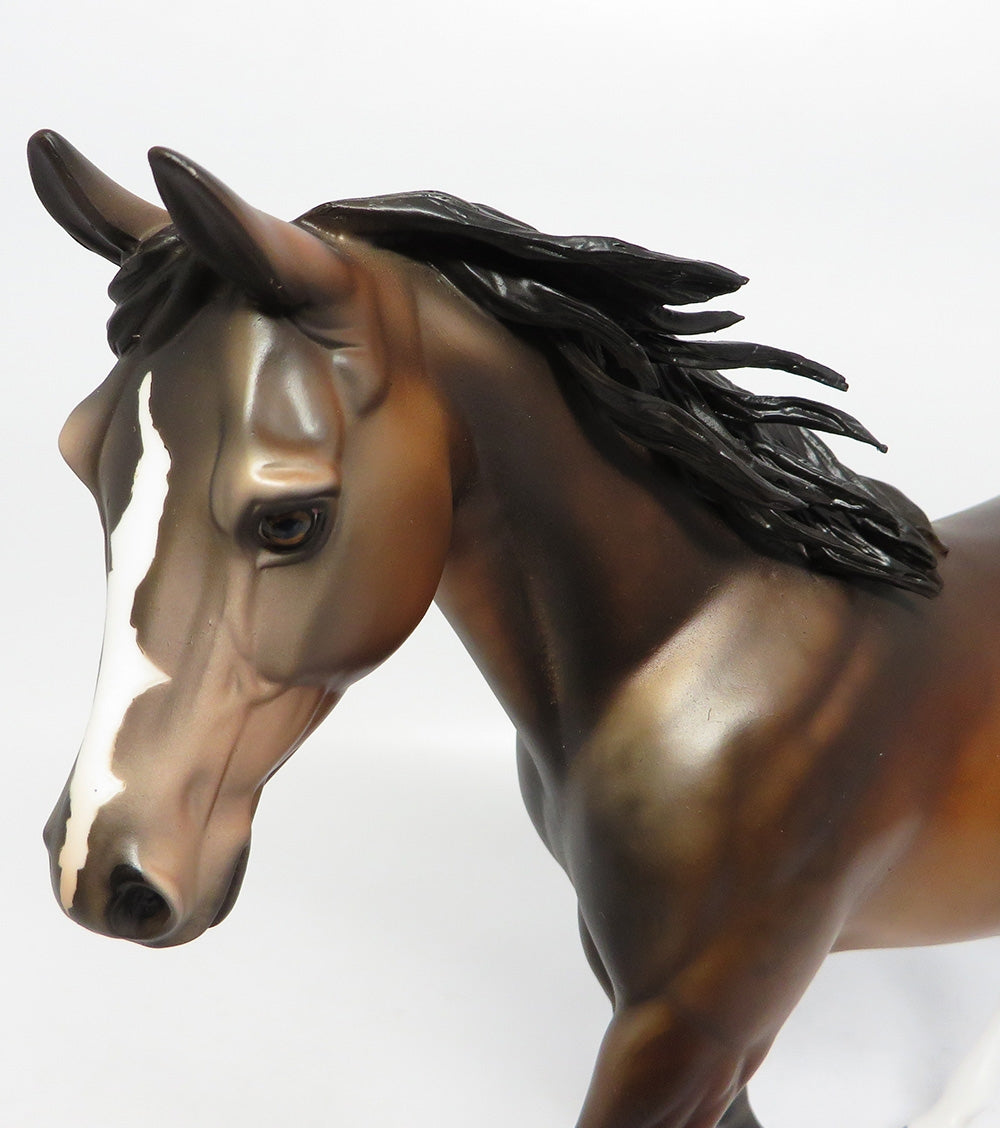 GHOST HUNTER~OOAK DAPPLE BUCKSKIN PALOUSE MODEL HORSE BY DAWN QUICK 10/27/17