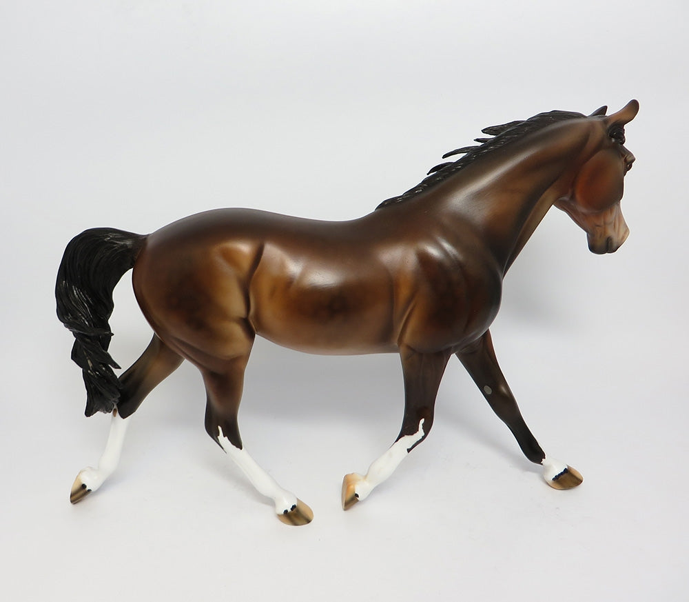 GHOST HUNTER~OOAK DAPPLE BUCKSKIN PALOUSE MODEL HORSE BY DAWN QUICK 10/27/17