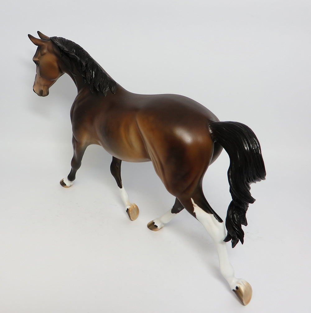 GHOST HUNTER~OOAK DAPPLE BUCKSKIN PALOUSE MODEL HORSE BY DAWN QUICK 10/27/17