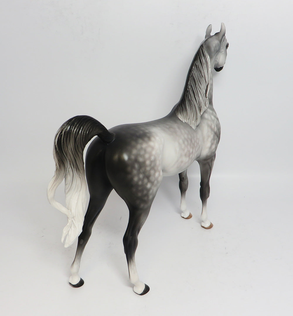 Impressive Star~OOAK star dapple arabian model horse 5/2