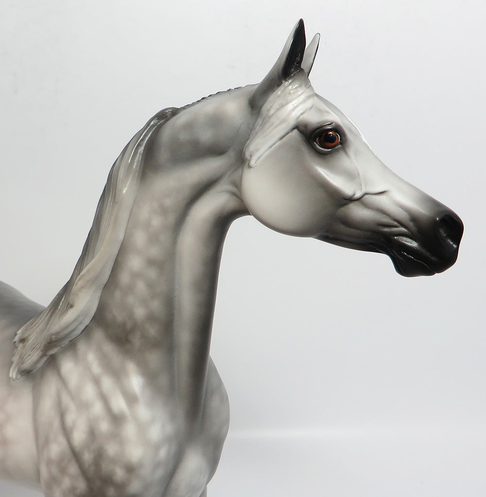 Impressive Star~OOAK star dapple arabian model horse 5/2