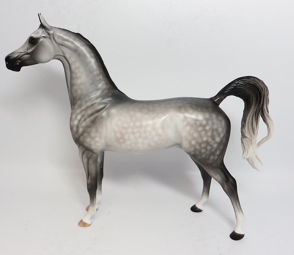 Impressive Star~OOAK star dapple arabian model horse 5/2
