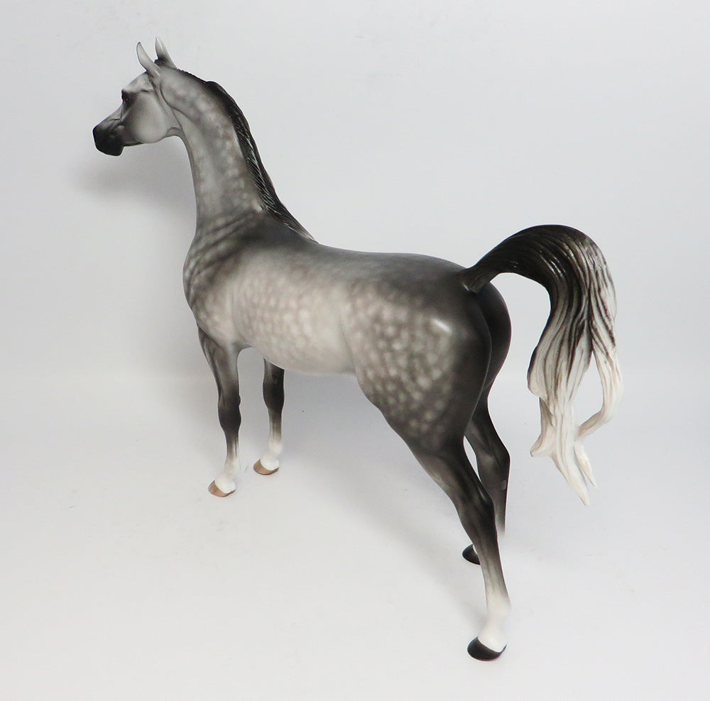 Impressive Star~OOAK star dapple arabian model horse 5/2