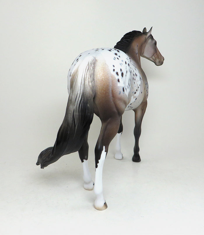 DRAMA QUEEN-OOAK BAY APPALOOSA ISH MODEL HORSE 4/15