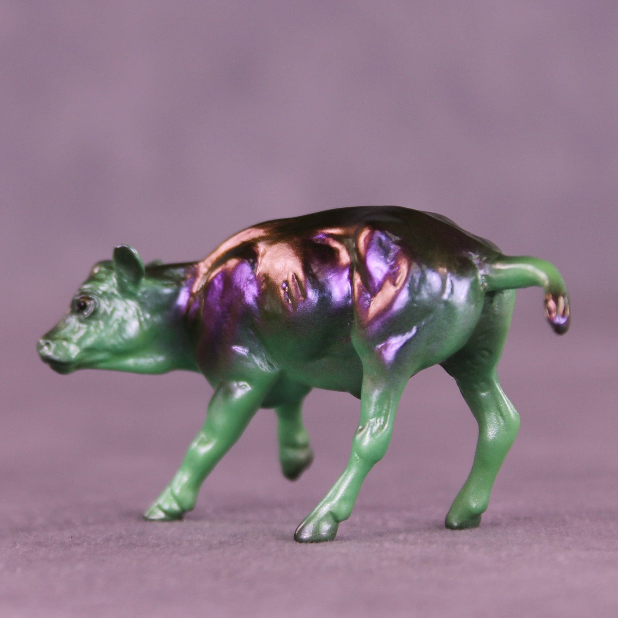 J-Name OOAK Chip Cow by Erin Corbett VV26