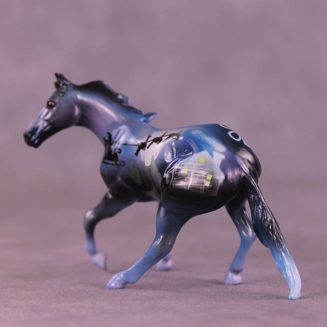 Jingle Sprout OOAK Chip Cutting Horse by Enrique Duarte HS25