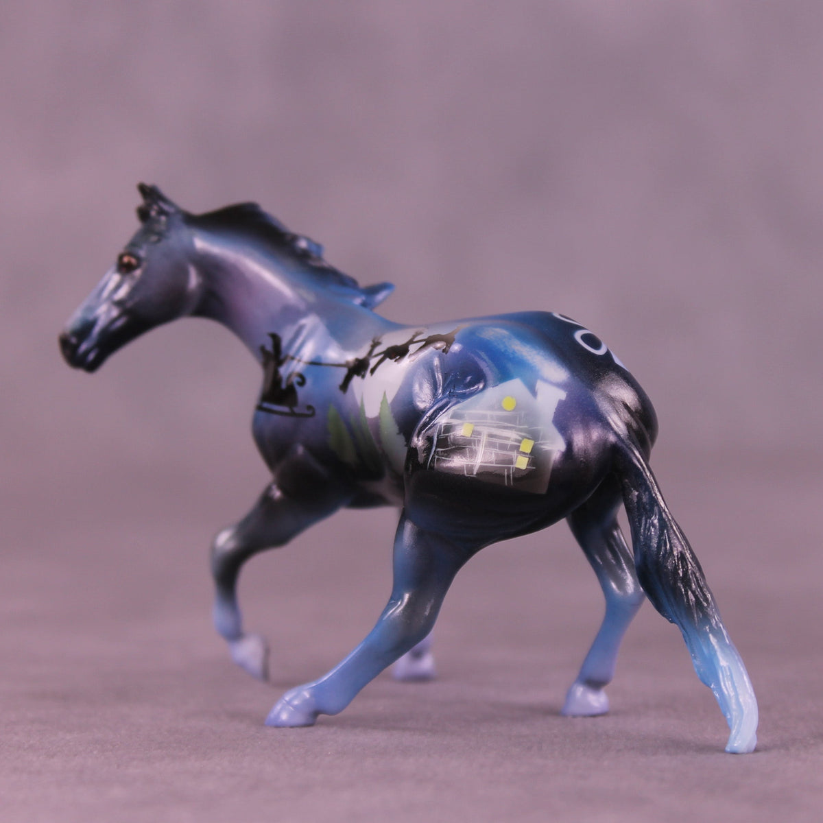 Jingle Sprout OOAK Chip Cutting Horse by Enrique Duarte HS25