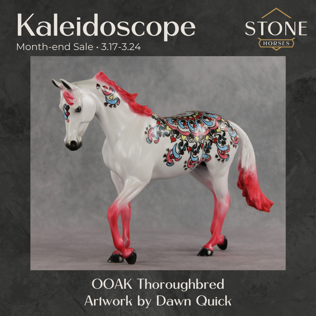 Kaleidoscope OOAK Thoroughbred by Dawn Quick SS0326