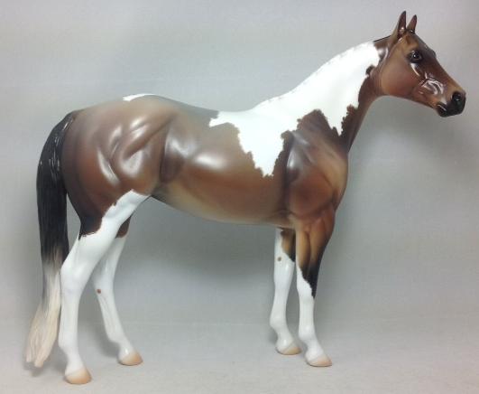 KALUA - Blue Roan Horse Sculpture by Sheila Bishop