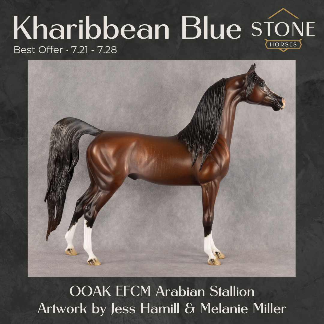 Kharibbean Blue OOAK EFCM Arabian Stallion by Jess Hamill Offer 7.21.2026