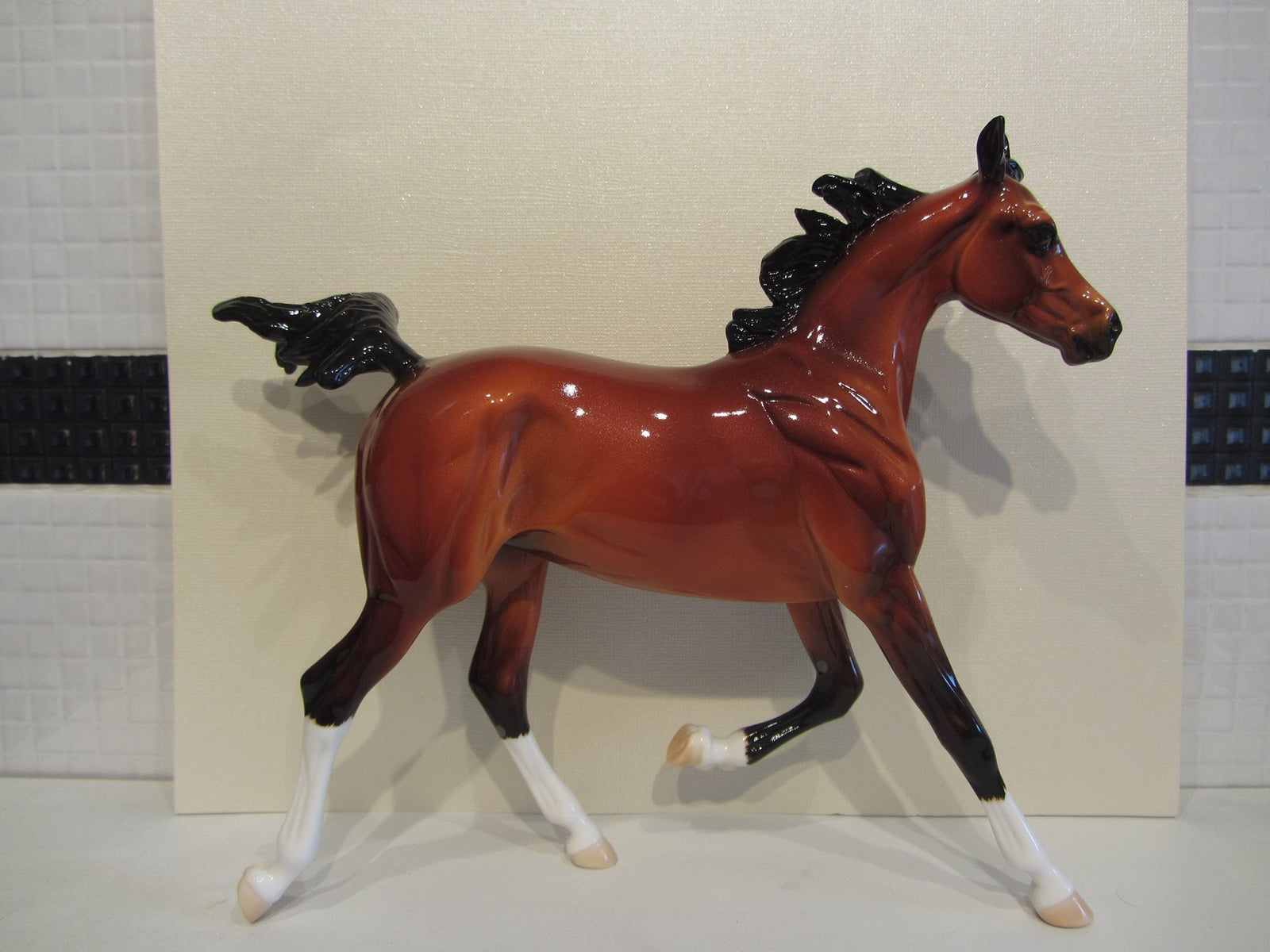 KENTUCKY MOON - OOAK BAY YEARLING  MODEL HORSE - 3/9