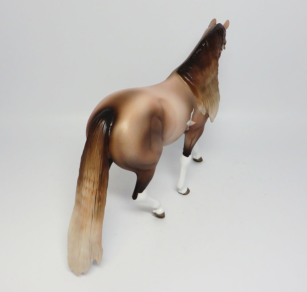 LINCOLN-OOAK DAPPLE CHESTNUT PINTO PONY EQ2017