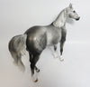 LITE BRITE-OOAK DAPPLE GREY ISH MODEL HORSE BY SHERYL LEISURE WHS 17