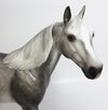 LITE BRITE-OOAK DAPPLE GREY ISH MODEL HORSE BY SHERYL LEISURE WHS 17