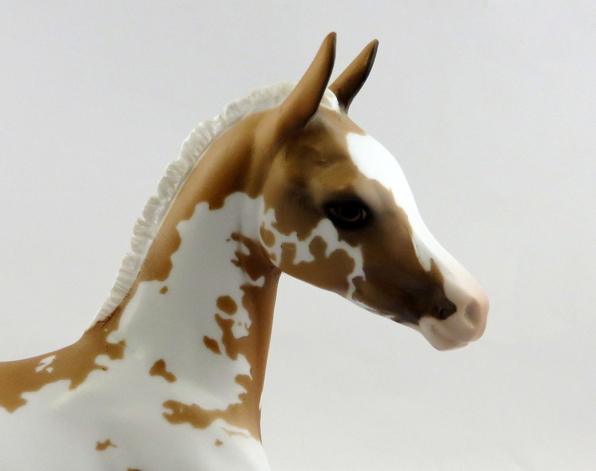 LITTLE NUGGET-OOAK PALOMINO PAINT FOAL MODEL HORSE 12/28