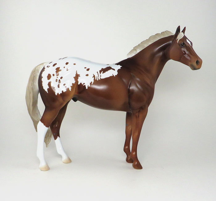 CHESTNUT APPALOOSA MODEL HORSE