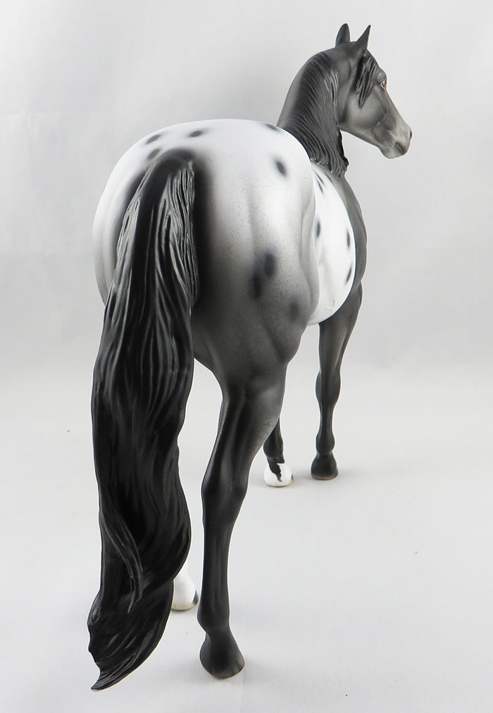 THE ROCK-OOAK APPALOOSA ISH MODEL HORSE 9/8