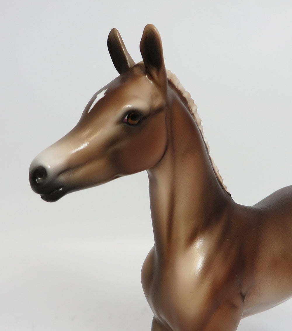 LUCIA~LE-10 SILVER BAY FOAL MODEL HORSE WHS 2017