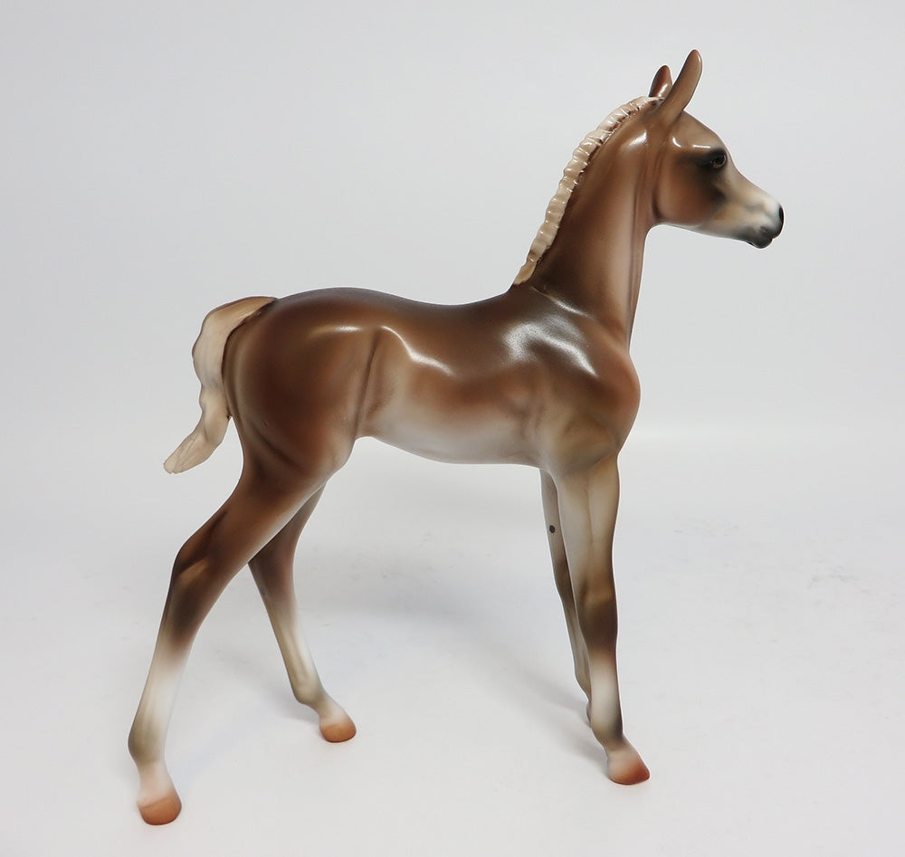 LUCIA~LE-10 SILVER BAY FOAL MODEL HORSE WHS 2017
