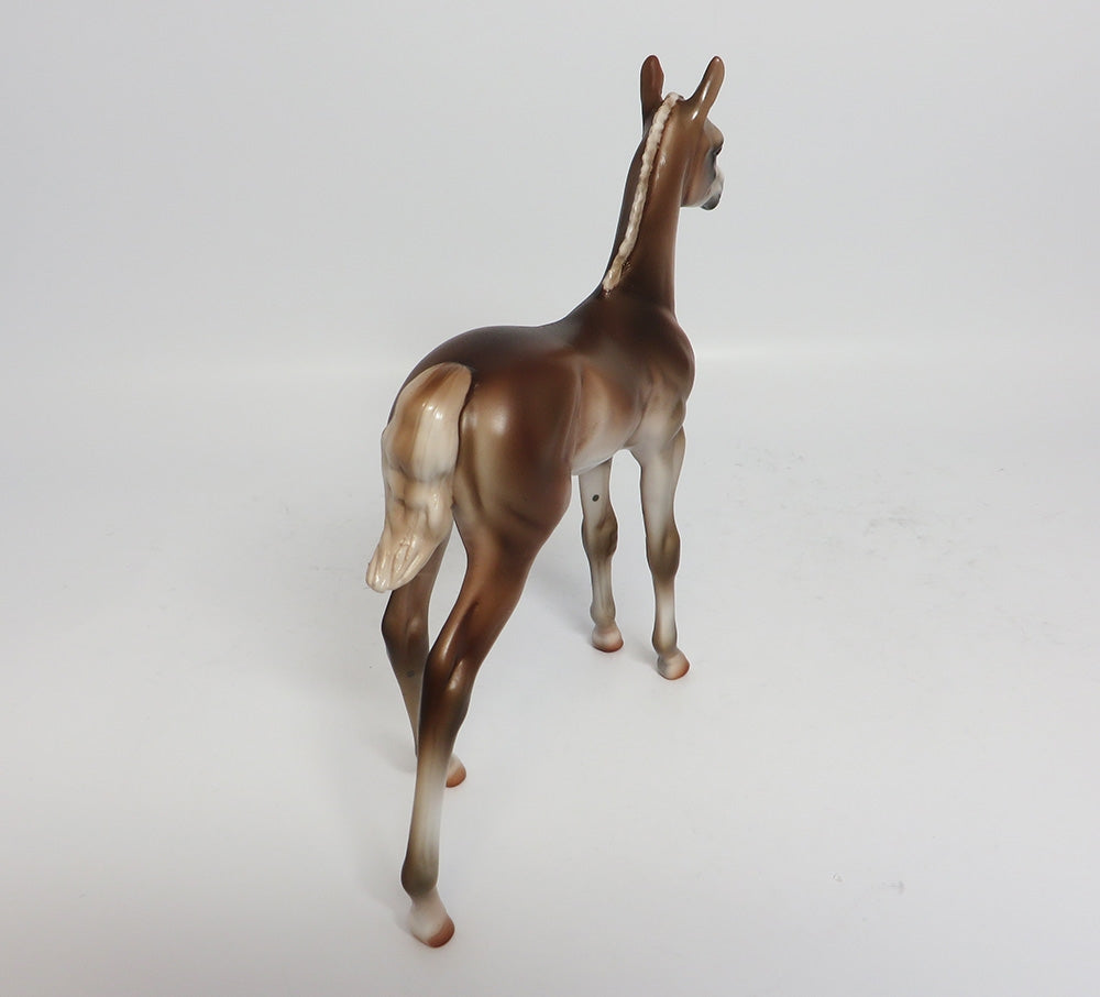 LUCIA~LE-10 SILVER BAY FOAL MODEL HORSE WHS 2017