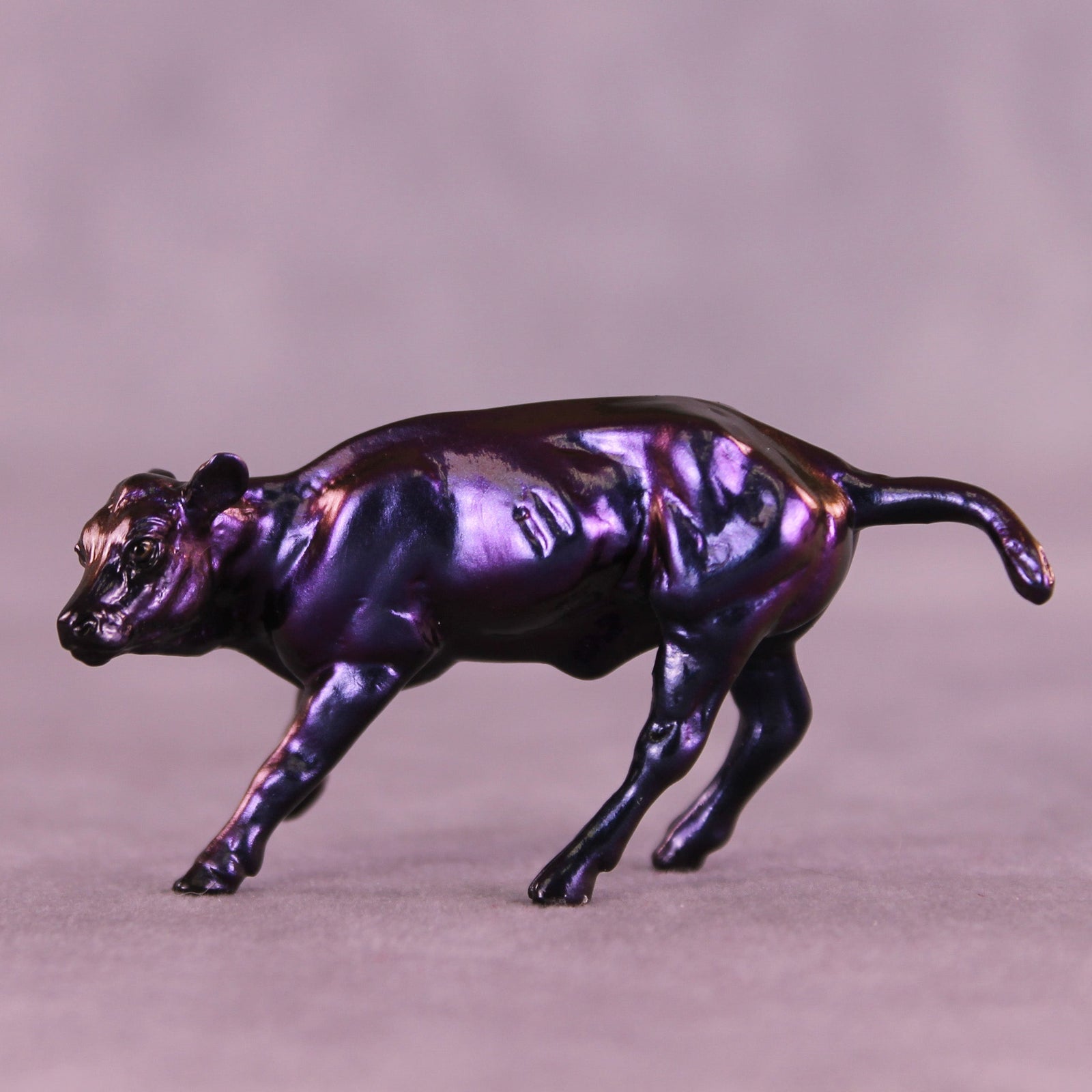 Magical OOAK Chip Cow by Erin Corbett HS25