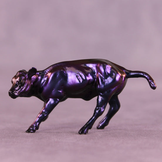 Magical OOAK Chip Cow by Erin Corbett HS25