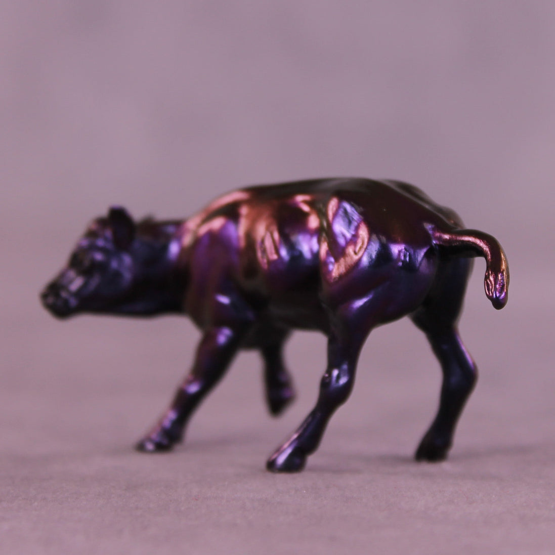 Magical OOAK Chip Cow by Erin Corbett HS25